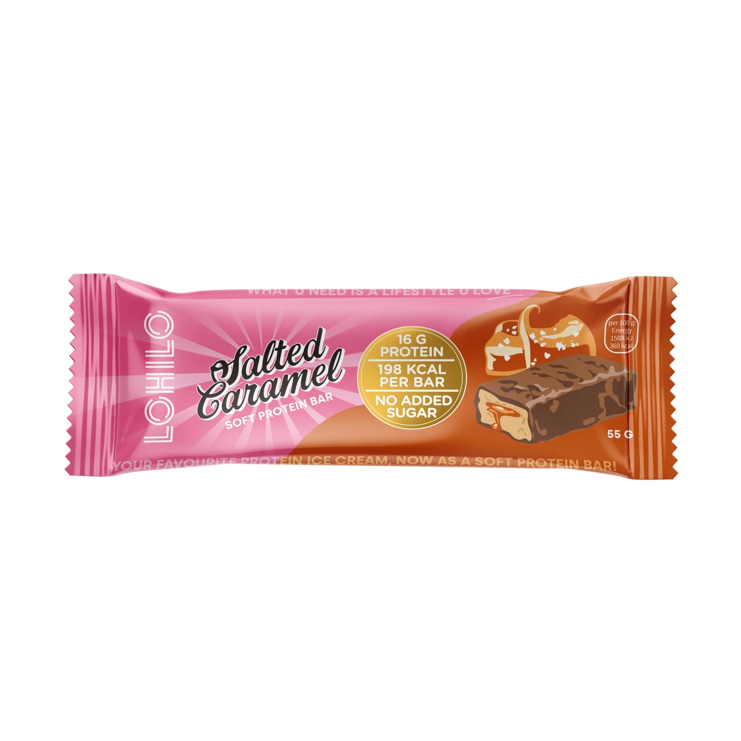 Proteīna batoniņš "sālīts karamele" 12 x 55g