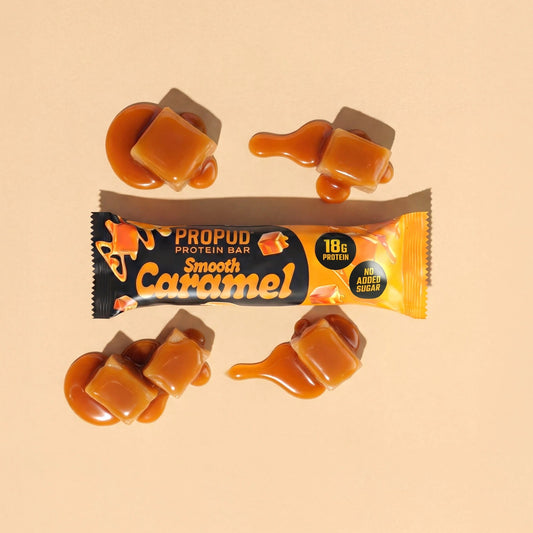 ProPud proteīna batoniņš "smooth caramel" 12 x 55g