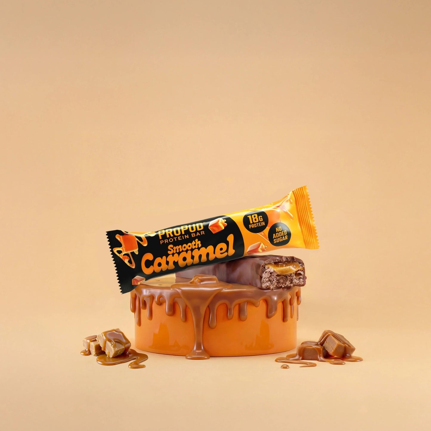 ProPud proteiinibatoon "smooth caramel" 55g