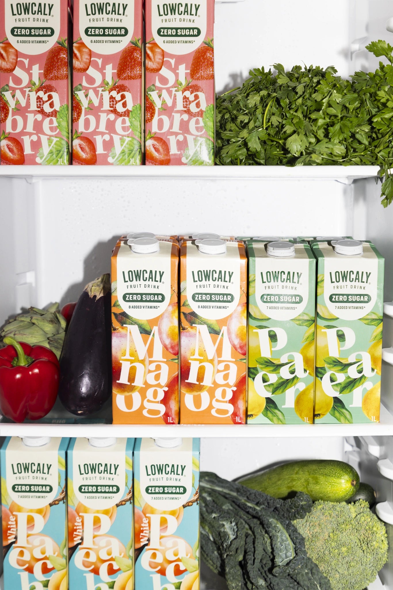 Lowcaly bezcukura augļu dzēriens "mango" 10 x 1L