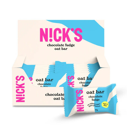 NICK'S - Kaerabatoon "chocolate fudge" 12 x 35g - njom.ee