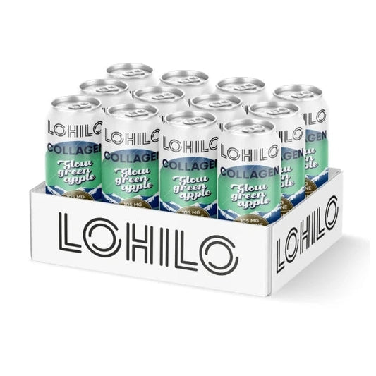 Kolagēna dzēriens "glow green apple" 12 x 330ml