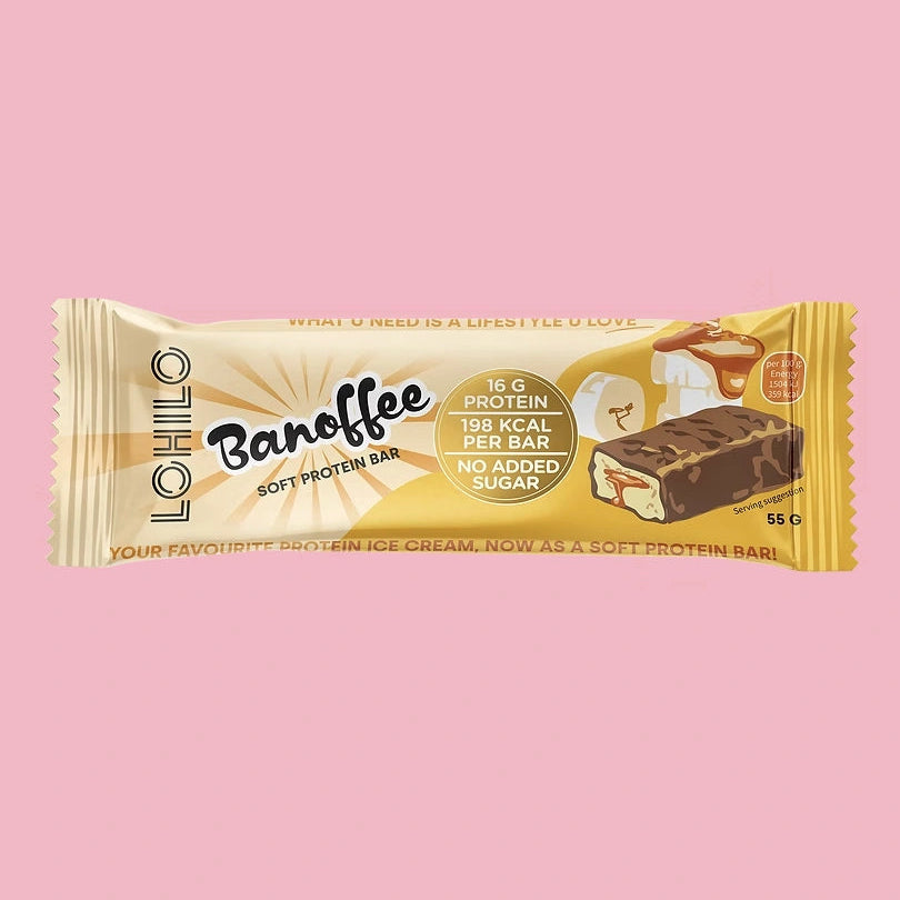 Proteīna batoniņš "banoffee" 12 x 55g