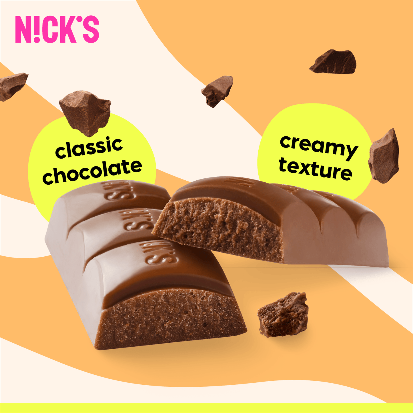 NICK'S - Piimašokolaad 15 x 25g - njom.ee