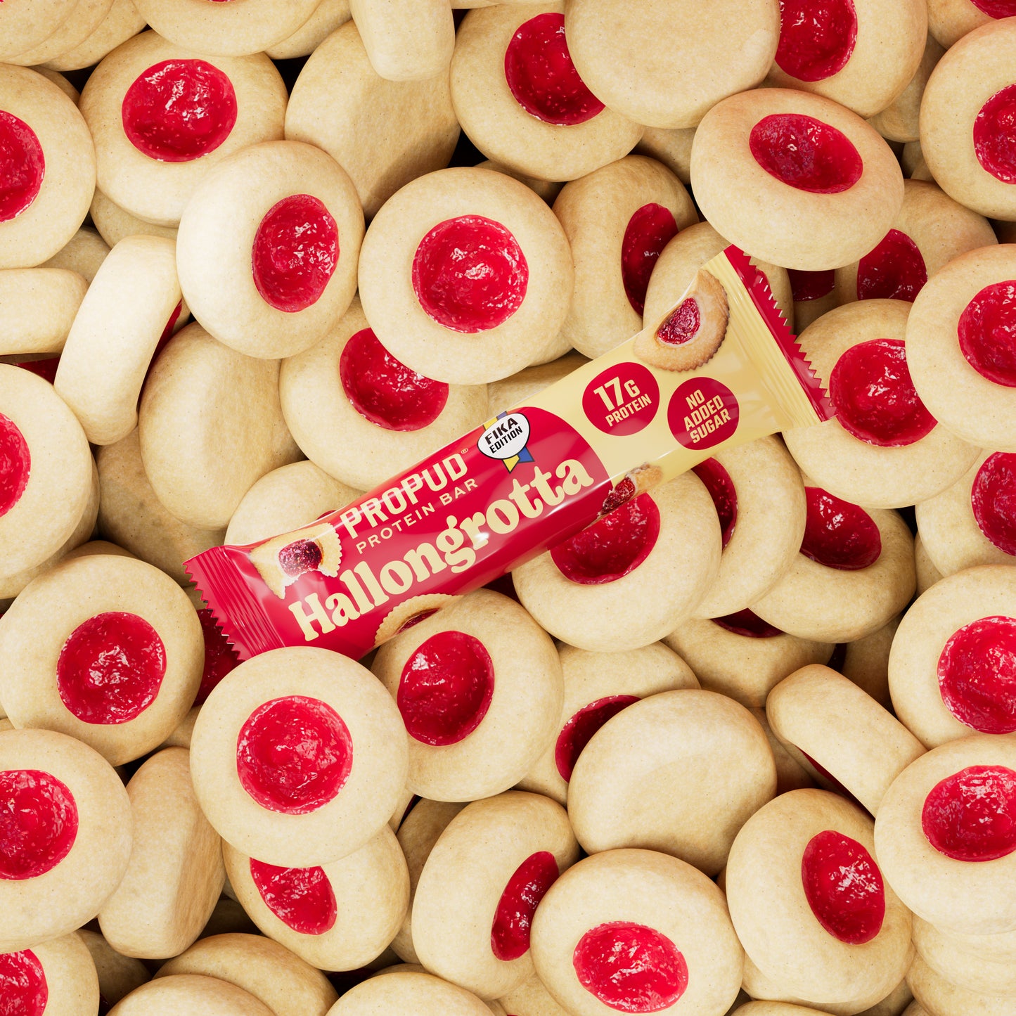 Протеиновый батончик ProPud "малиновая пещера" 12 x 55 г