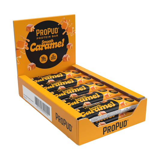 ProPud proteīna batoniņš "smooth caramel" 12 x 55g