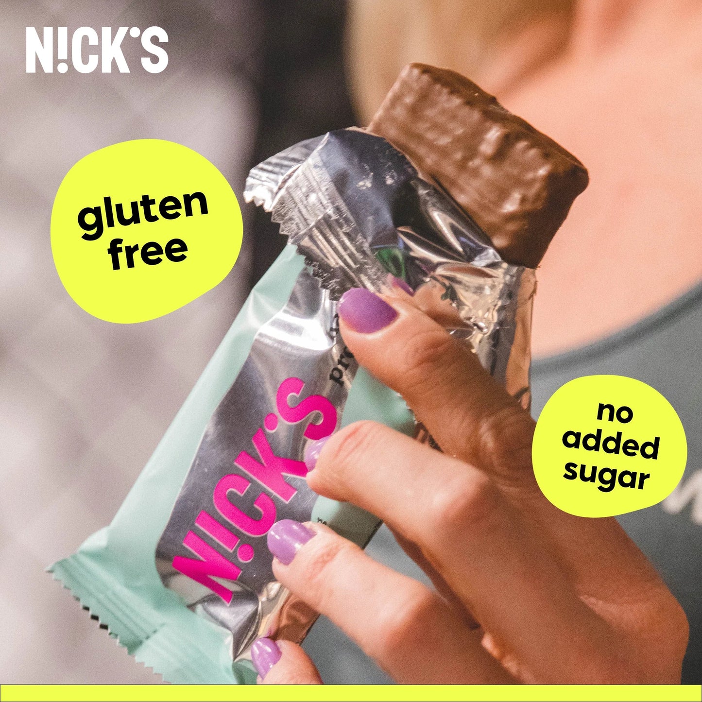 NICK'S - Proteiinivahvel "hazelnut" 24 x 40g - njom.ee