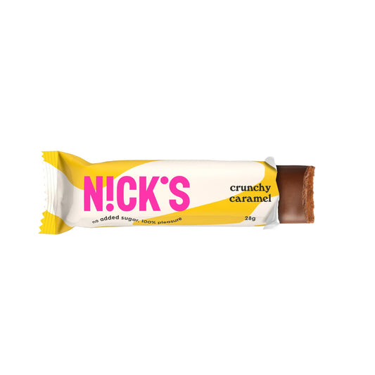NICK'S - Šokolaad "crunchy caramel" 21 x 28g - njom.ee