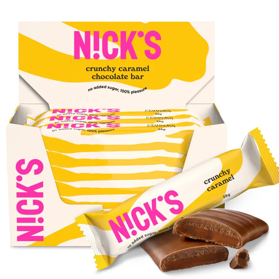 NICK'S - Šokolaad "crunchy caramel" 21 x 28g - njom.ee
