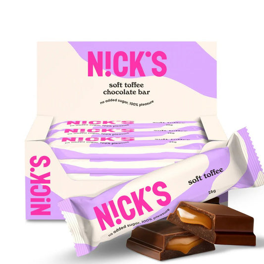 NICK'S - Šokolaad ''Soft toffee'' 15 x 28g - njom.ee