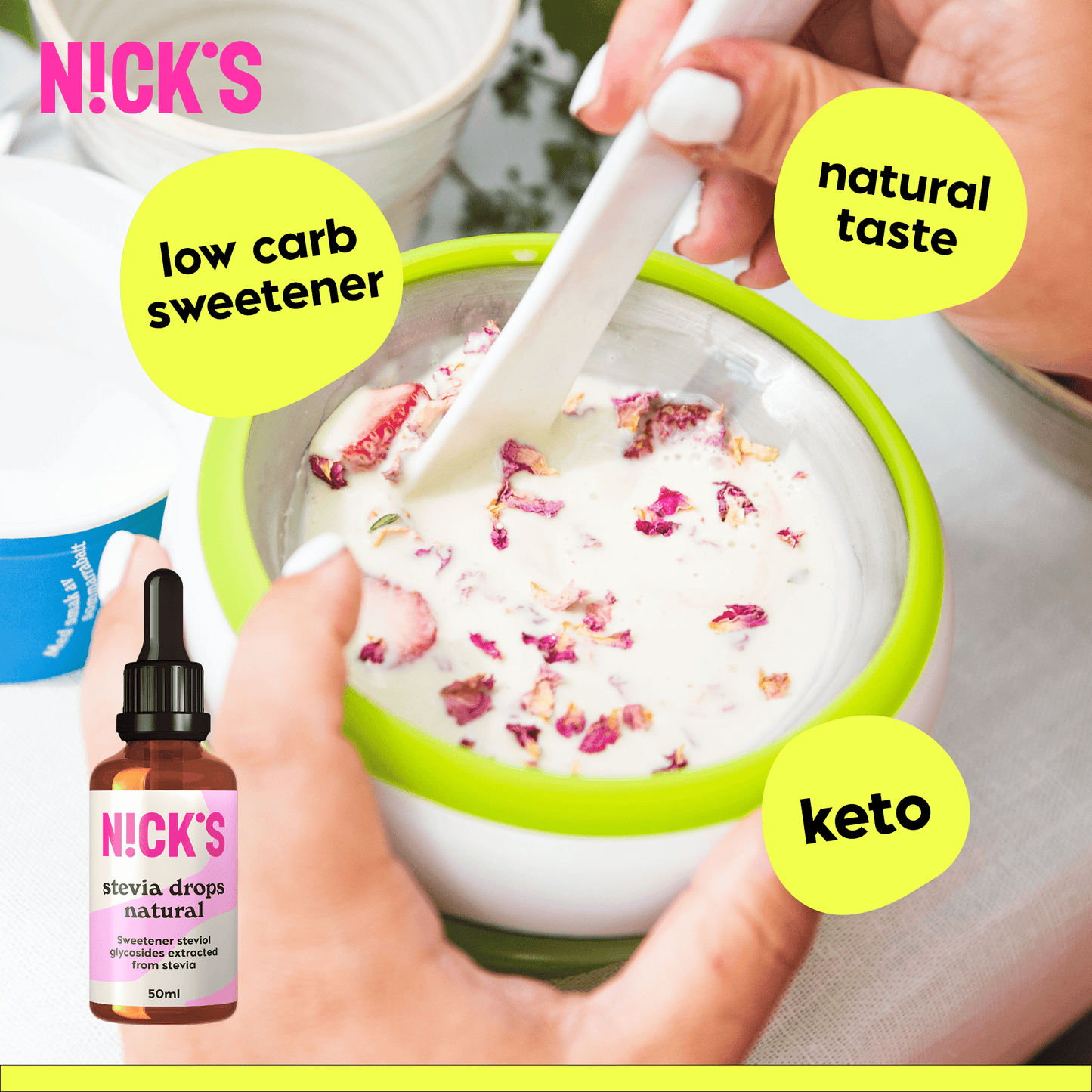 NICK'S - Stevia tilgad "vanilla" 50ml - njom.ee